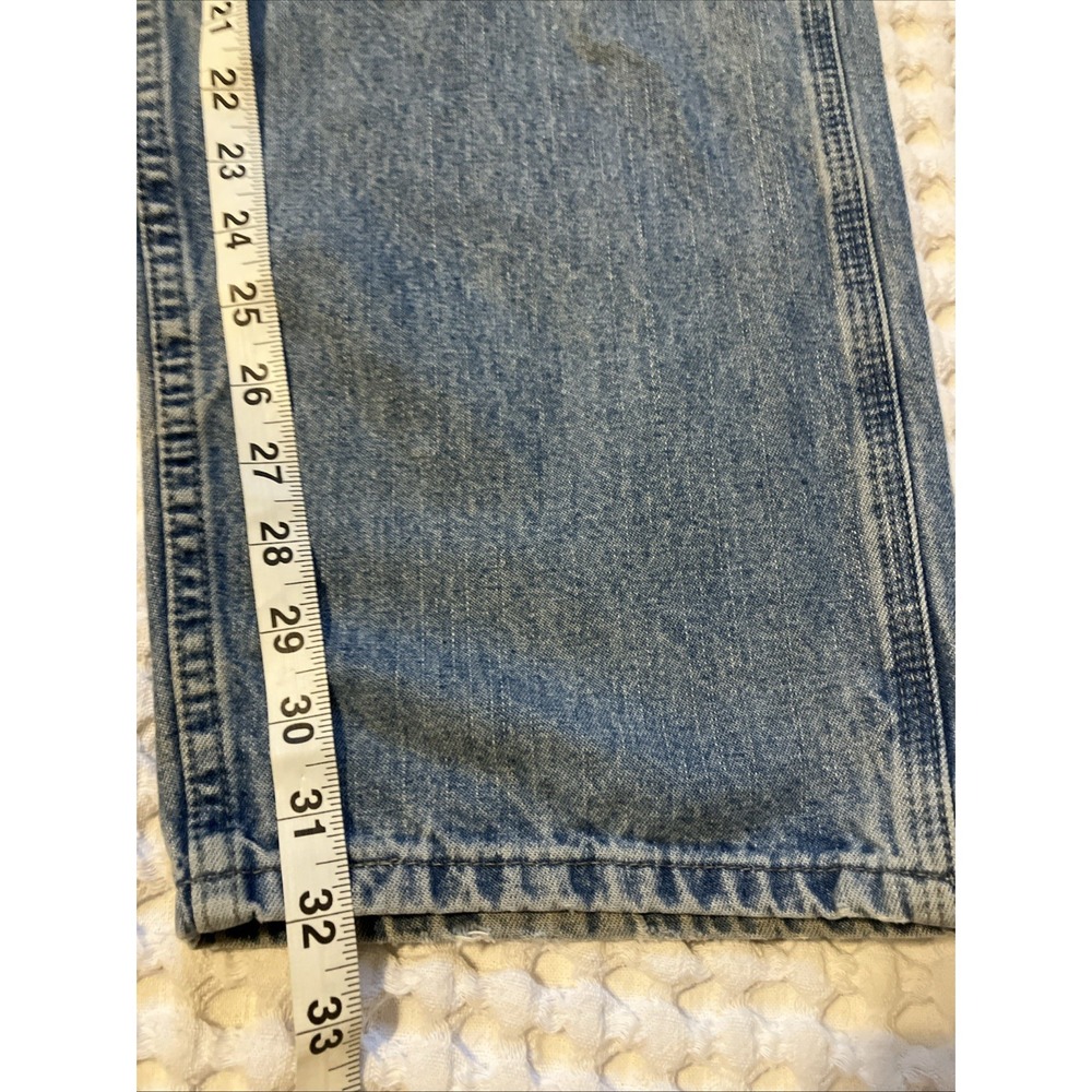 Wrangler Rugged Wear Mens Carpenter Jeans Light‎ Wash Denim Blue 31x31.5 - Picture 3 of 12